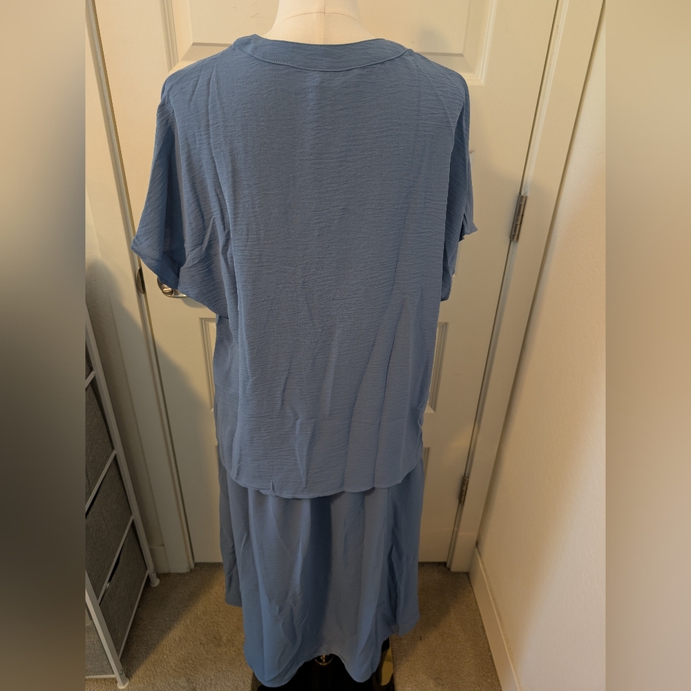 DOKOTOO 2 Piece Outfit Maxi Skirt and Short Sleeve Matching Set Size Large NWT - Picture 6 of 16